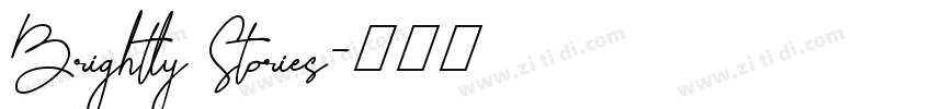 Brightly Stories字体转换